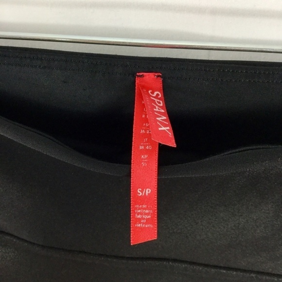 Spanx Faux Leather Leggings Black Size S - Picture 5 of 11